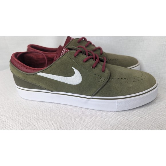 Nike Zoom Stefan Janoski 333824 216 Medium Olive/White-TM red-BLK size 9 main image 5